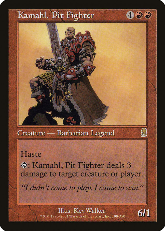 Kamahl, Pit Fighter [Odyssey] | Galaxy Games LLC