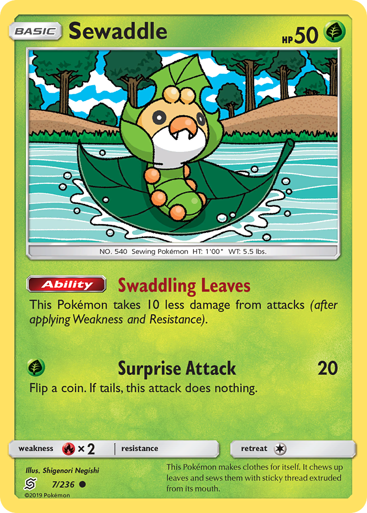 Sewaddle (7/236) [Sun & Moon: Unified Minds] | Galaxy Games LLC