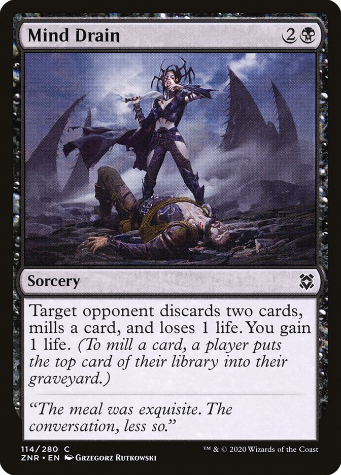 Mind Drain [Zendikar Rising] | Galaxy Games LLC
