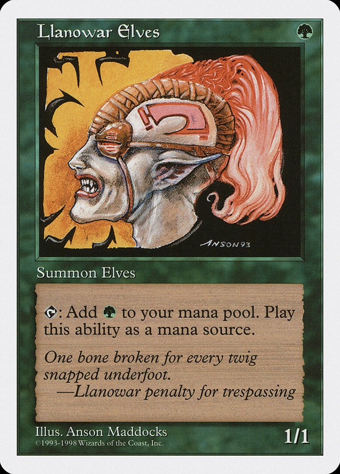 Llanowar Elves [Anthologies] | Galaxy Games LLC
