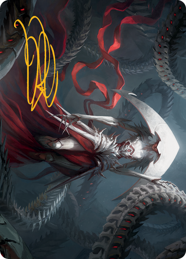 Elesh Norn Art Card (Gold-Stamped Signature) [March of the Machine Art Series] | Galaxy Games LLC