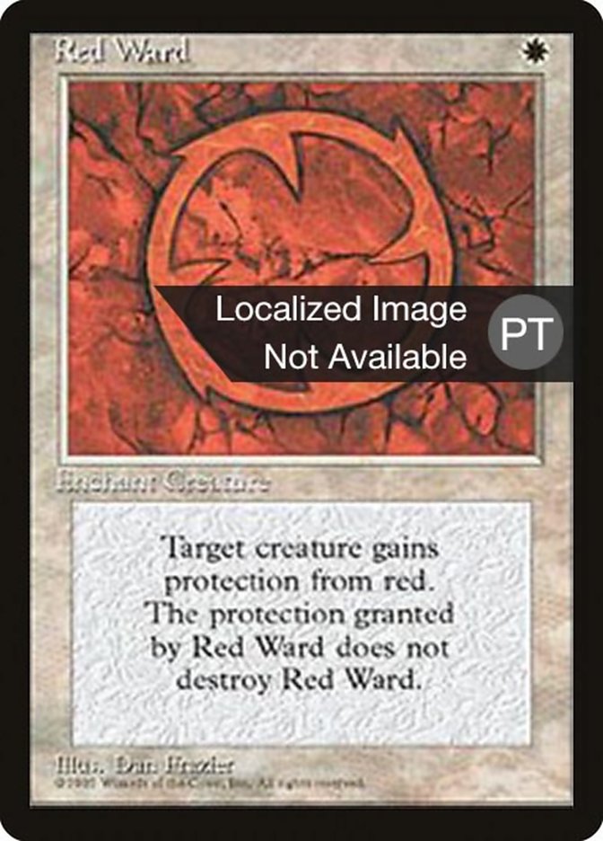 Red Ward [Fourth Edition (Foreign Black Border)] | Galaxy Games LLC