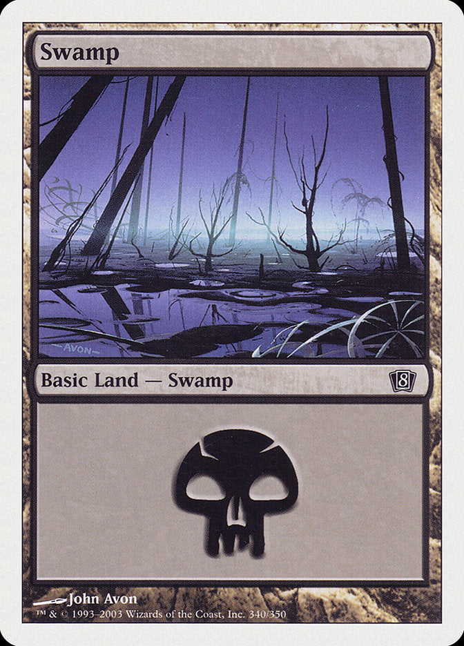 Swamp (340) [Eighth Edition] | Galaxy Games LLC