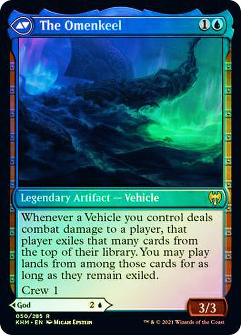 Cosima, God of the Voyage // The Omenkeel [Kaldheim Prerelease Promos] | Galaxy Games LLC