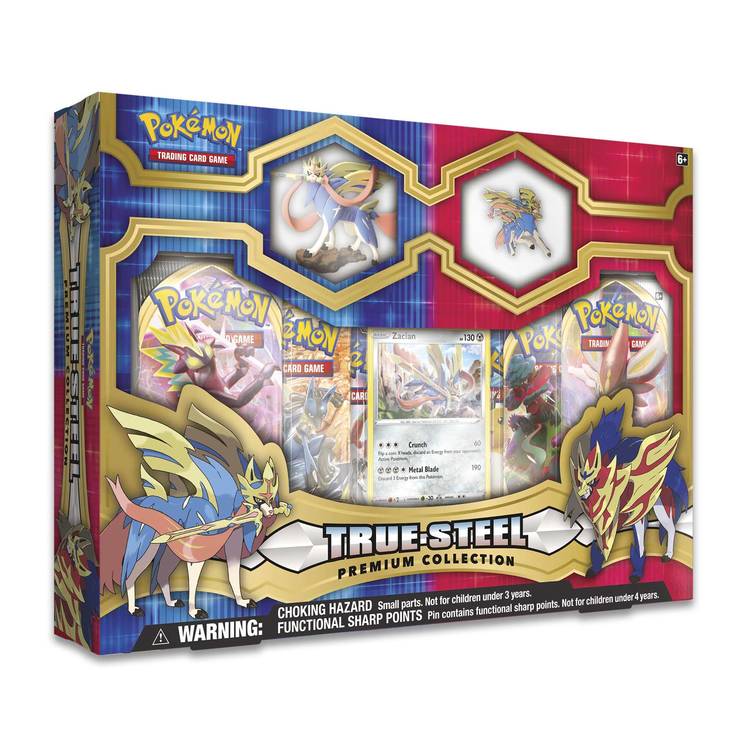 Sword & Shield: Darkness Ablaze - True Steel Premium Collection (Zacian) | Galaxy Games LLC