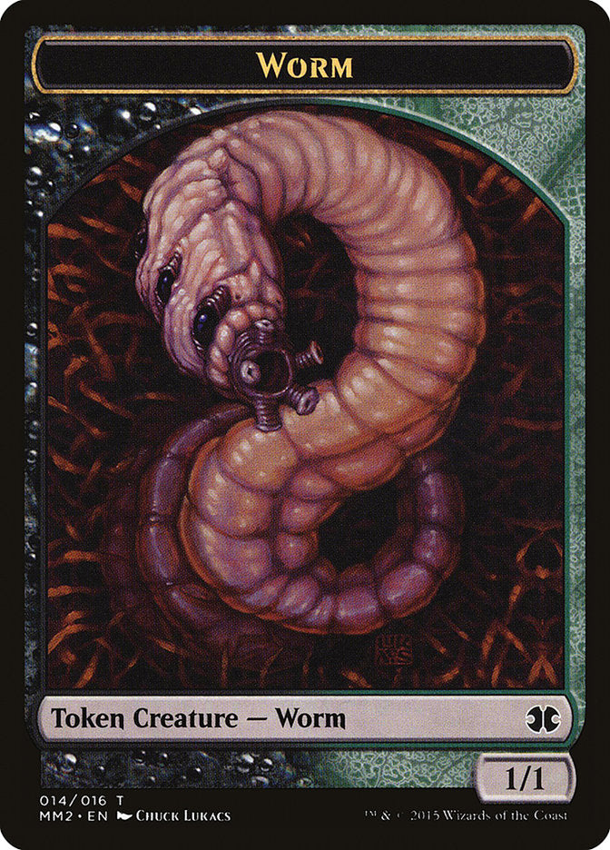 Worm Token [Modern Masters 2015 Tokens] | Galaxy Games LLC