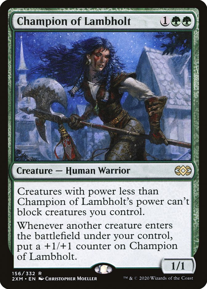 Champion of Lambholt [Double Masters] | Galaxy Games LLC