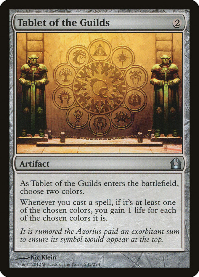 Tablet of the Guilds [Return to Ravnica] | Galaxy Games LLC