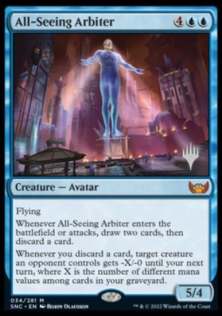 All-Seeing Arbiter (Promo Pack) [Streets of New Capenna Promos] | Galaxy Games LLC