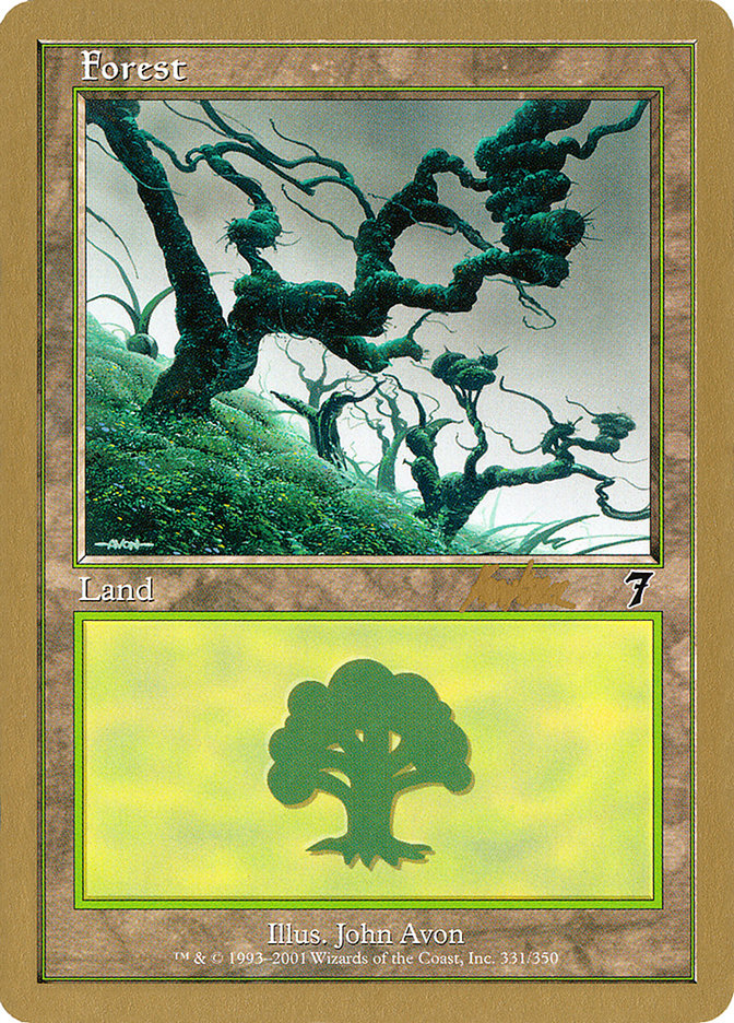 Forest (bk331) (Brian Kibler) [World Championship Decks 2002] | Galaxy Games LLC