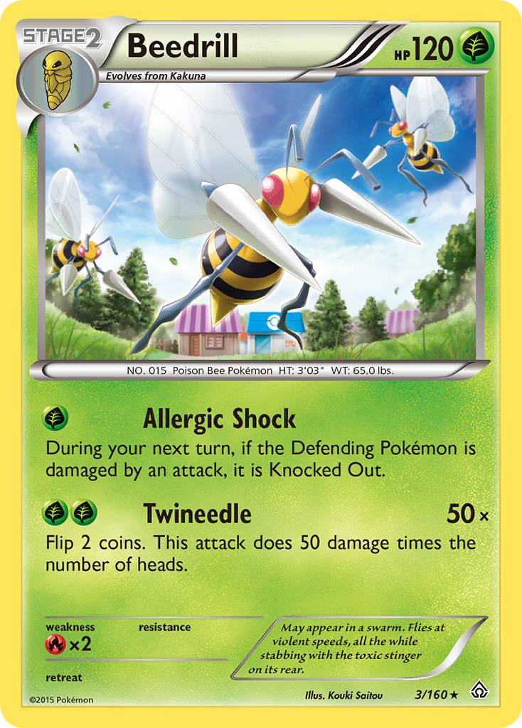 Beedrill (3/160) [XY: Primal Clash] | Galaxy Games LLC