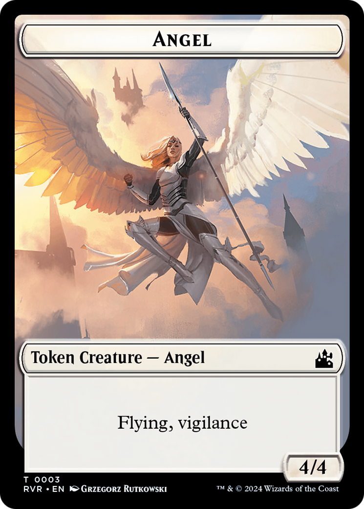 Angel Token (0003) [Ravnica Remastered Tokens] | Galaxy Games LLC