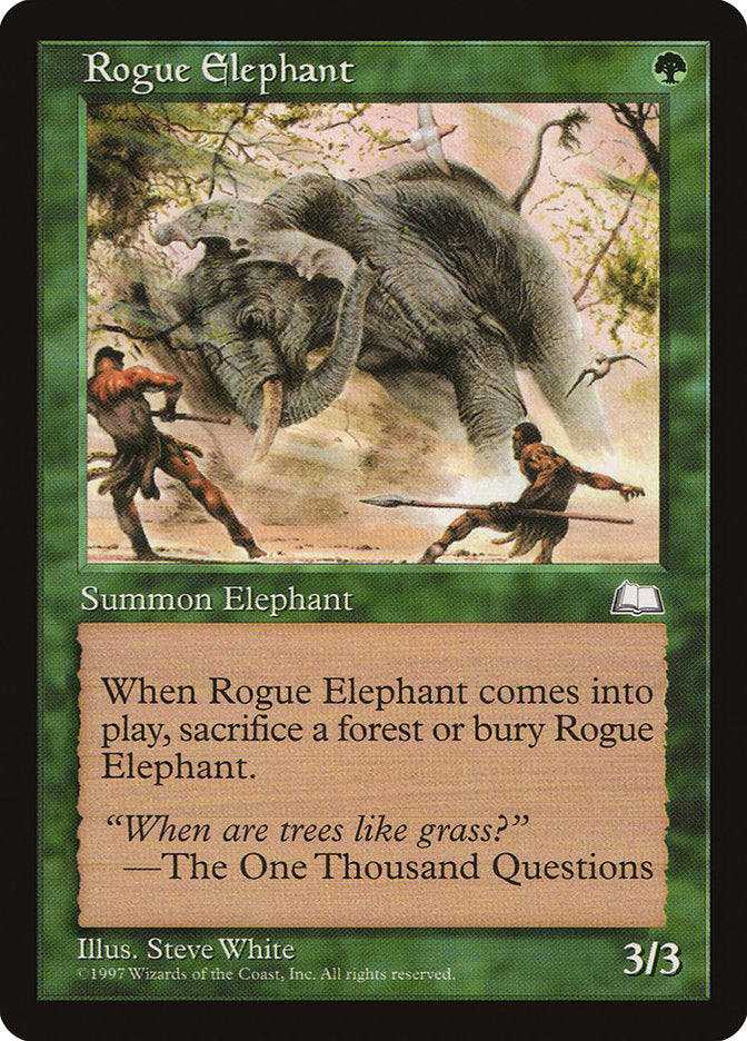 Rogue Elephant [Weatherlight] | Galaxy Games LLC