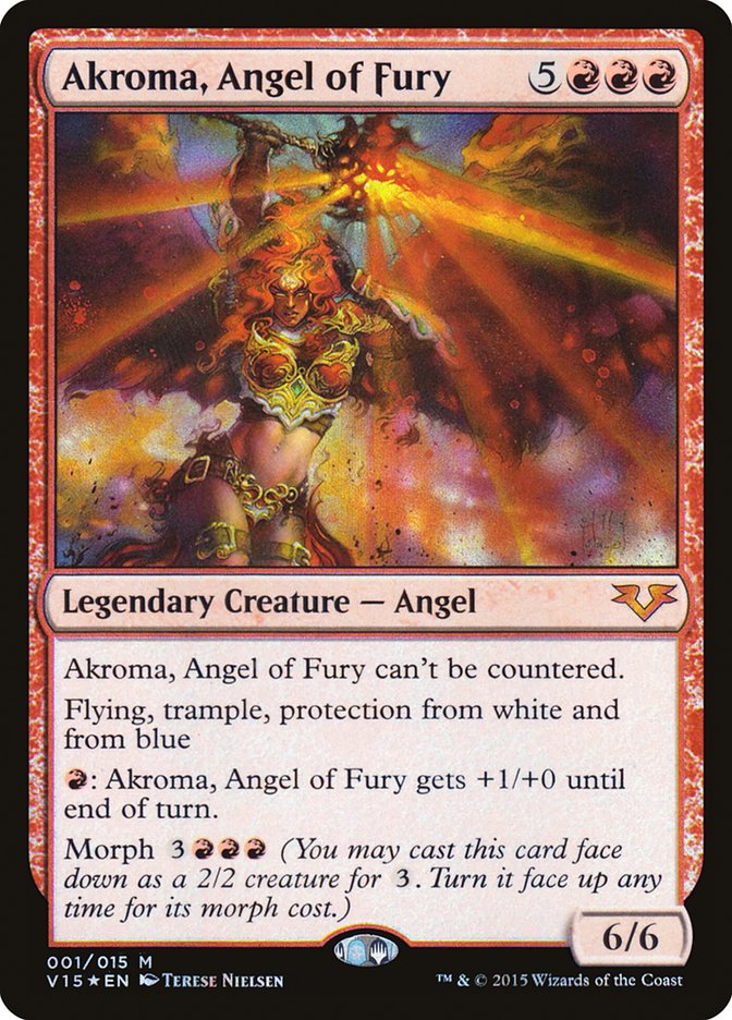 Akroma, Angel of Fury [From the Vault: Angels] | Galaxy Games LLC