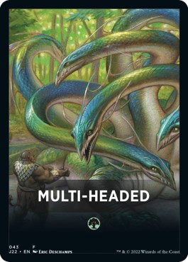 Multi-Headed Theme Card [Jumpstart 2022 Front Cards] | Galaxy Games LLC