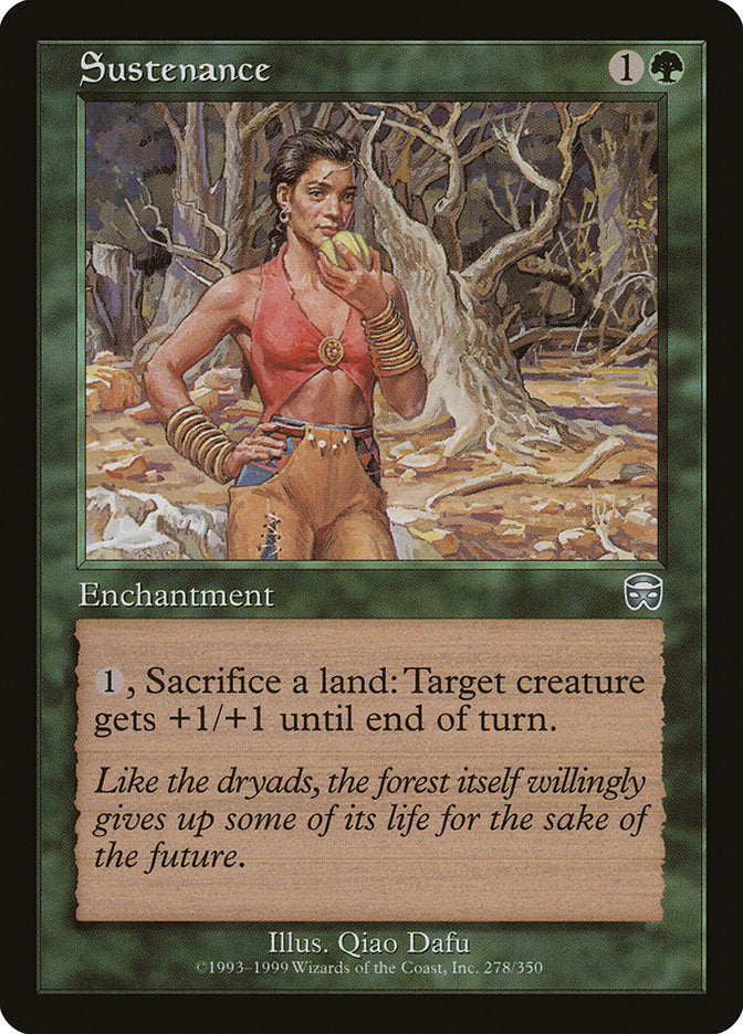 Sustenance [Mercadian Masques] | Galaxy Games LLC