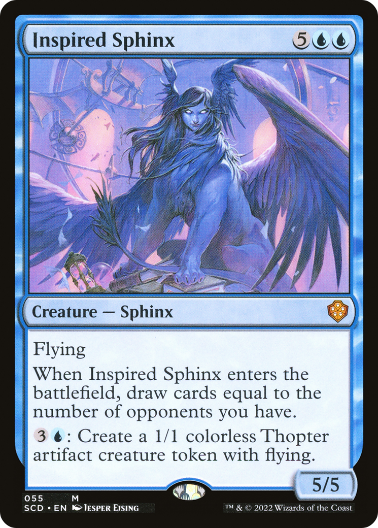 Inspired Sphinx [Starter Commander Decks] | Galaxy Games LLC