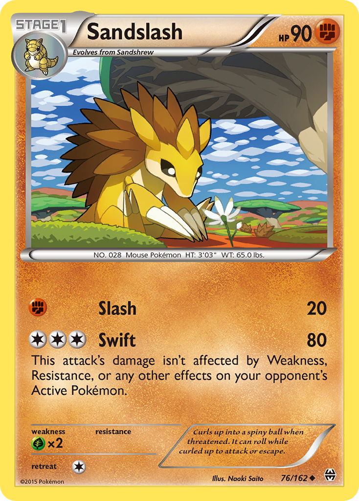 Sandslash (76/162) [XY: BREAKthrough] | Galaxy Games LLC