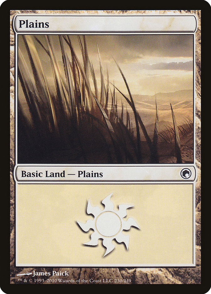 Plains (230) [Scars of Mirrodin] | Galaxy Games LLC