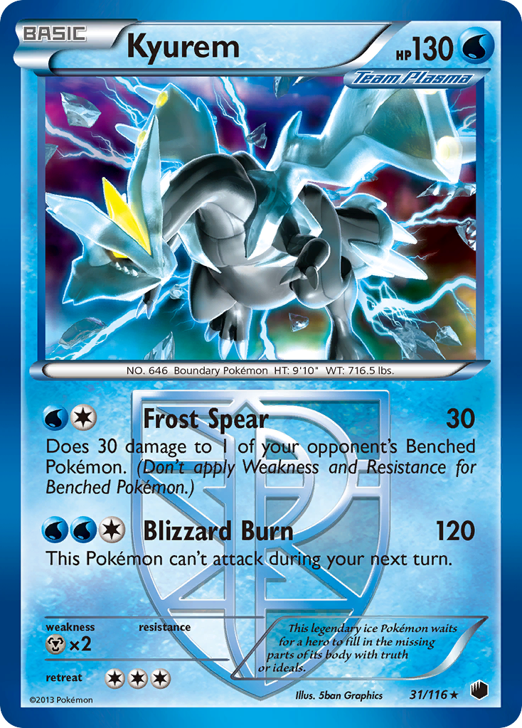 Kyurem (31/116) [Black & White: Plasma Freeze] | Galaxy Games LLC