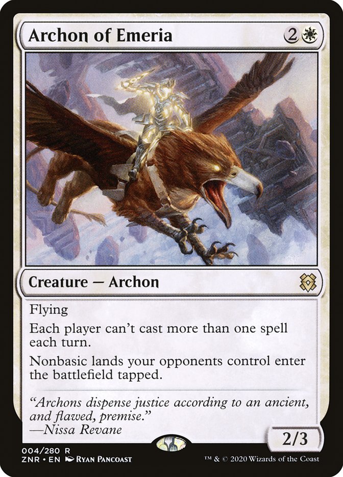 Archon of Emeria [Zendikar Rising] | Galaxy Games LLC