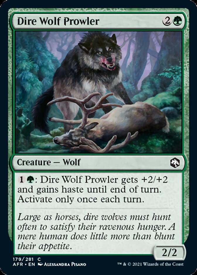 Dire Wolf Prowler [Dungeons & Dragons: Adventures in the Forgotten Realms] | Galaxy Games LLC