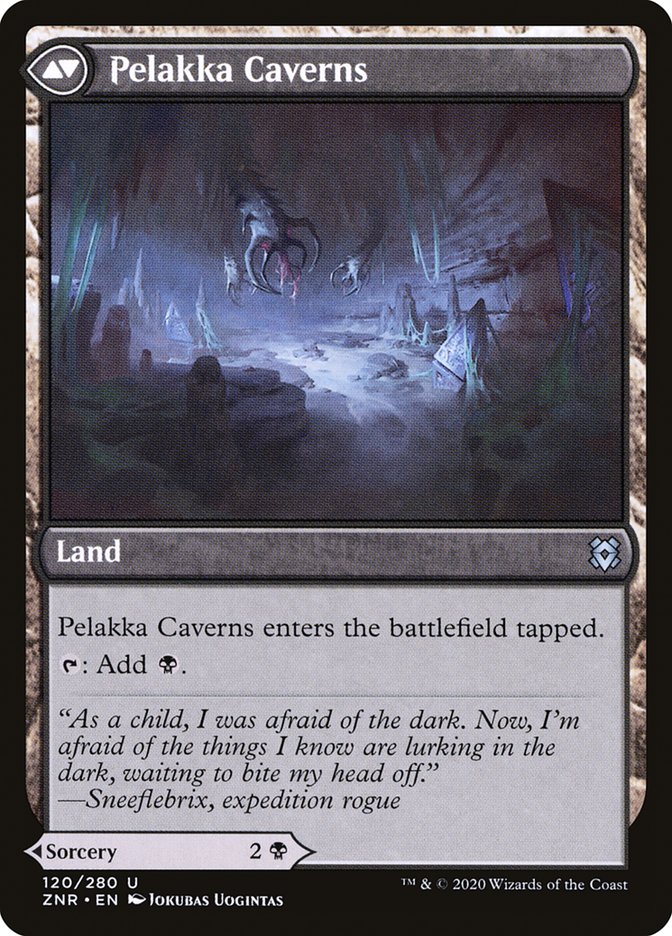 Pelakka Predation // Pelakka Caverns [Zendikar Rising] | Galaxy Games LLC