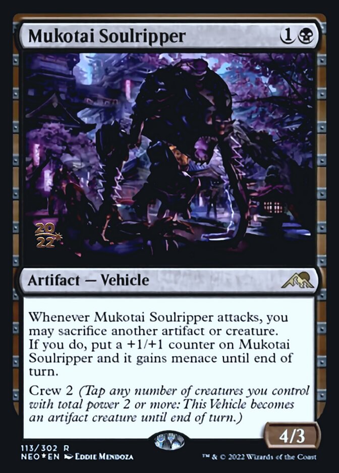 Mukotai Soulripper [Kamigawa: Neon Dynasty Prerelease Promos] | Galaxy Games LLC