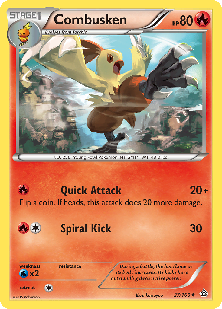 Combusken (27/160) [XY: Primal Clash] | Galaxy Games LLC