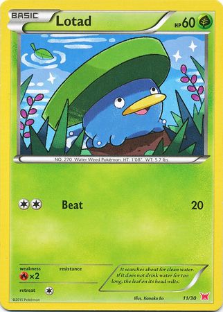 Lotad (11/30) [XY: Trainer Kit 2 - Latias] | Galaxy Games LLC