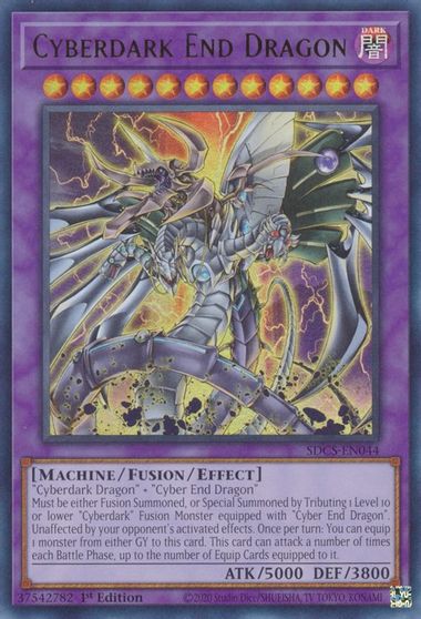 Cyberdark End Dragon [SDCS-EN044] Ultra Rare | Galaxy Games LLC