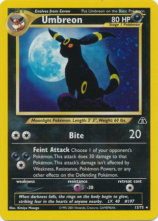 Umbreon (13/75) [Neo Discovery Unlimited] | Galaxy Games LLC