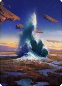 Flooded Strand Art Card [Zendikar Rising Art Series] | Galaxy Games LLC