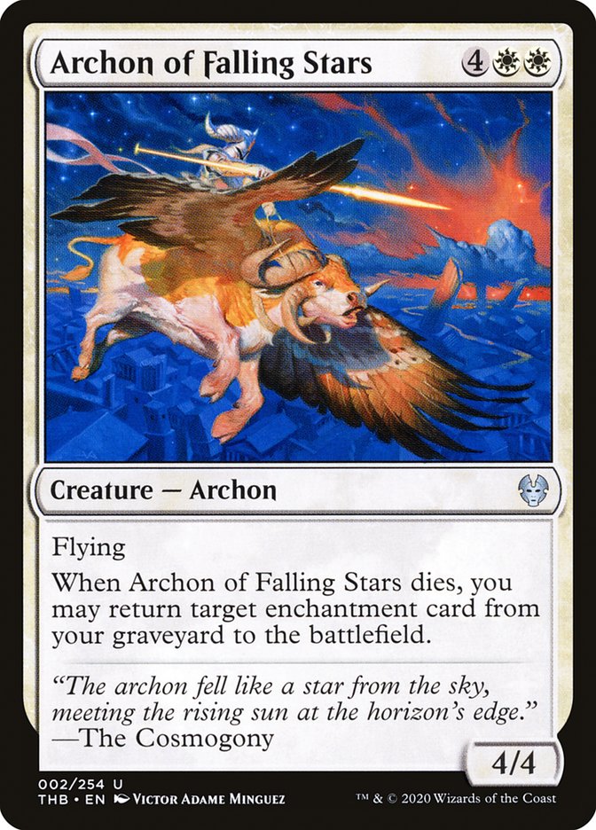Archon of Falling Stars [Theros Beyond Death] | Galaxy Games LLC