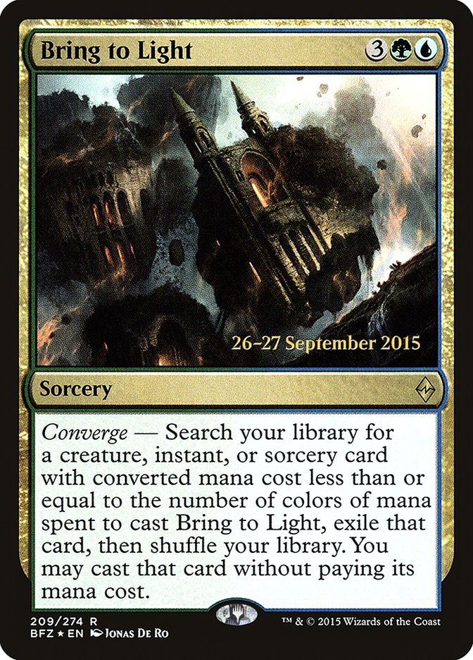 Bring to Light [Battle for Zendikar Prerelease Promos] | Galaxy Games LLC