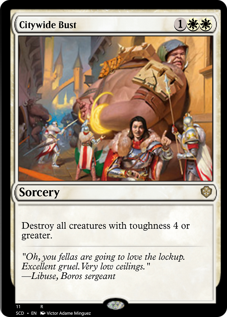 Citywide Bust [Starter Commander Decks] | Galaxy Games LLC