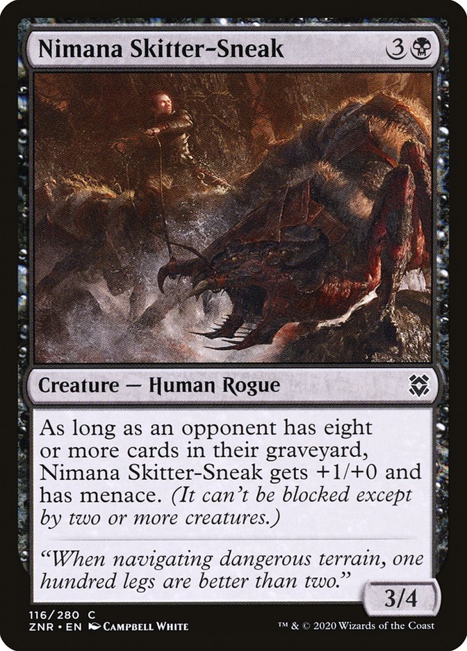 Nimana Skitter-Sneak [Zendikar Rising] | Galaxy Games LLC
