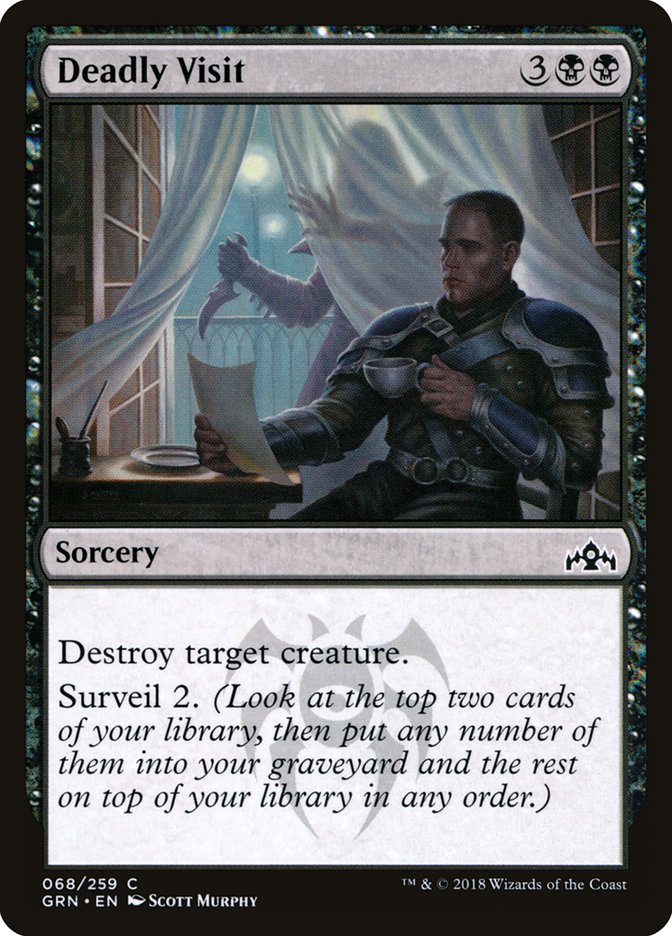 Deadly Visit [Guilds of Ravnica] | Galaxy Games LLC
