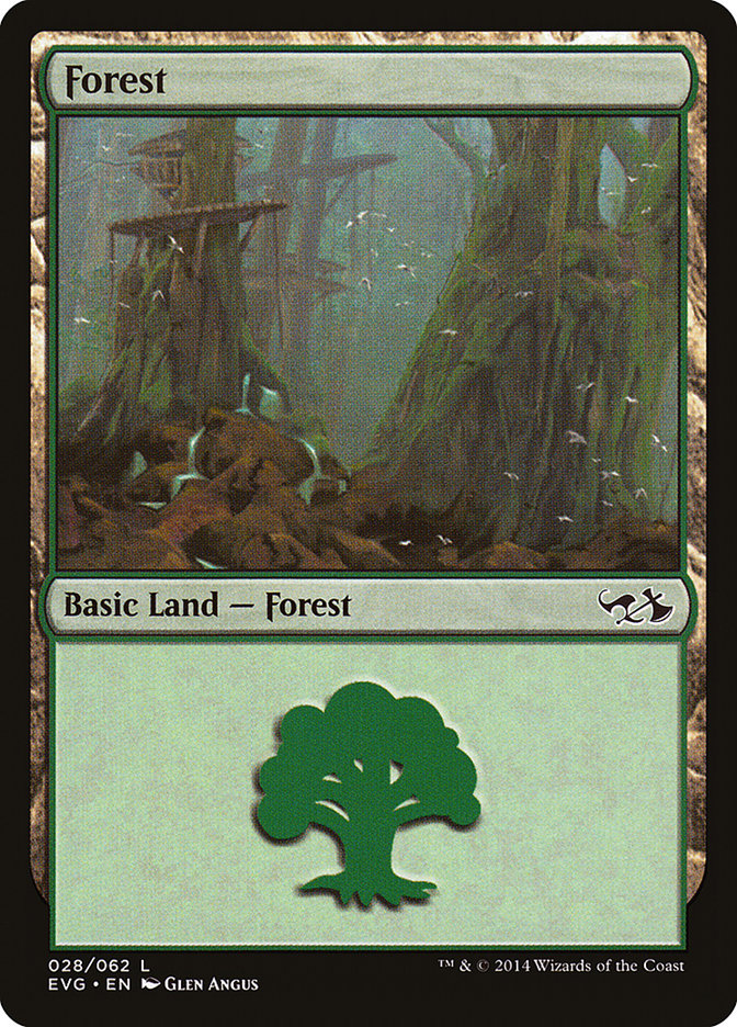 Forest (28) (Elves vs. Goblins) [Duel Decks Anthology] | Galaxy Games LLC