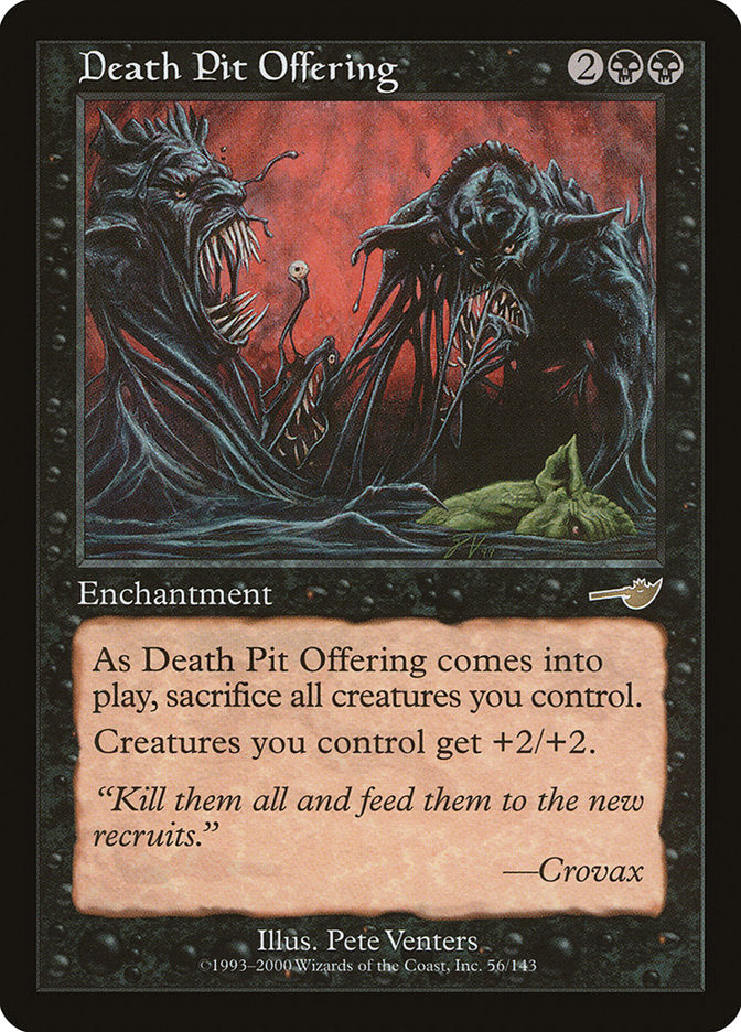 Death Pit Offering [Nemesis] | Galaxy Games LLC