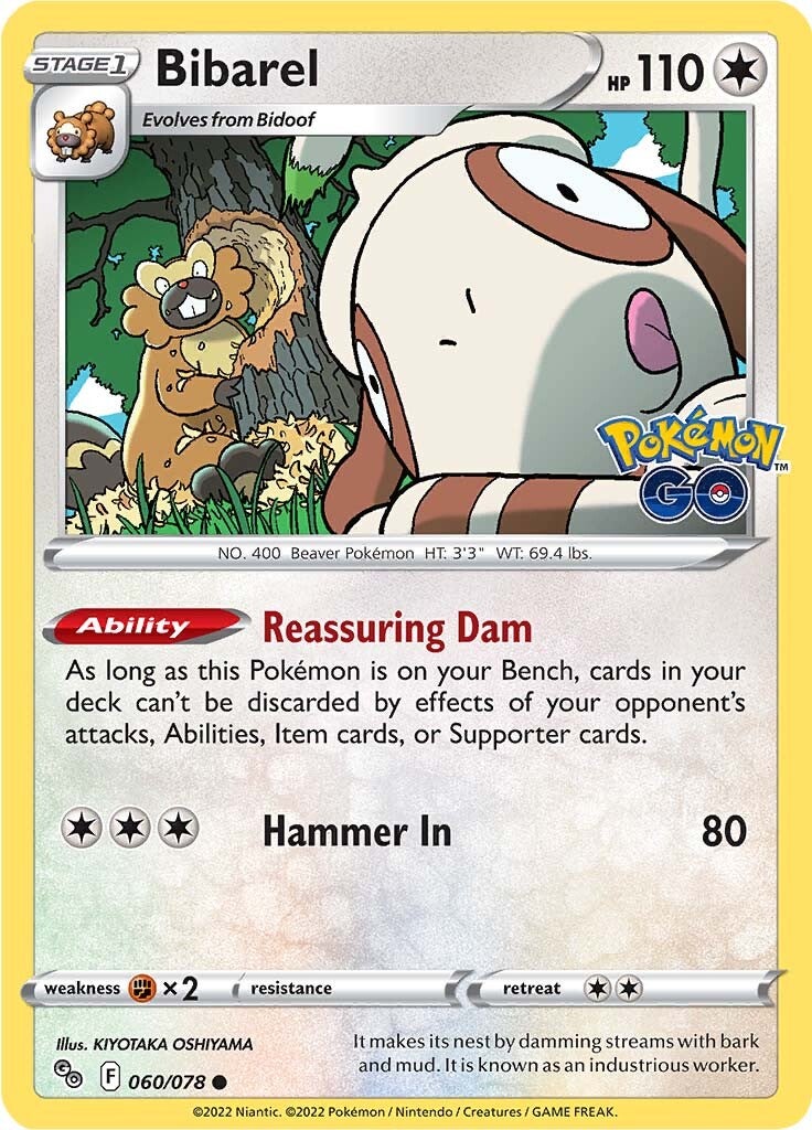 Bibarel (060/078) [Pokémon GO] | Galaxy Games LLC