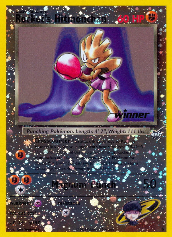 Rocket's Hitmonchan (9) (Winner) [Best of Promos] | Galaxy Games LLC