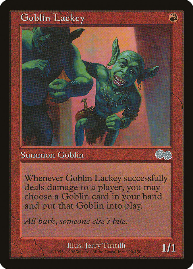 Goblin Lackey [Urza's Saga] | Galaxy Games LLC