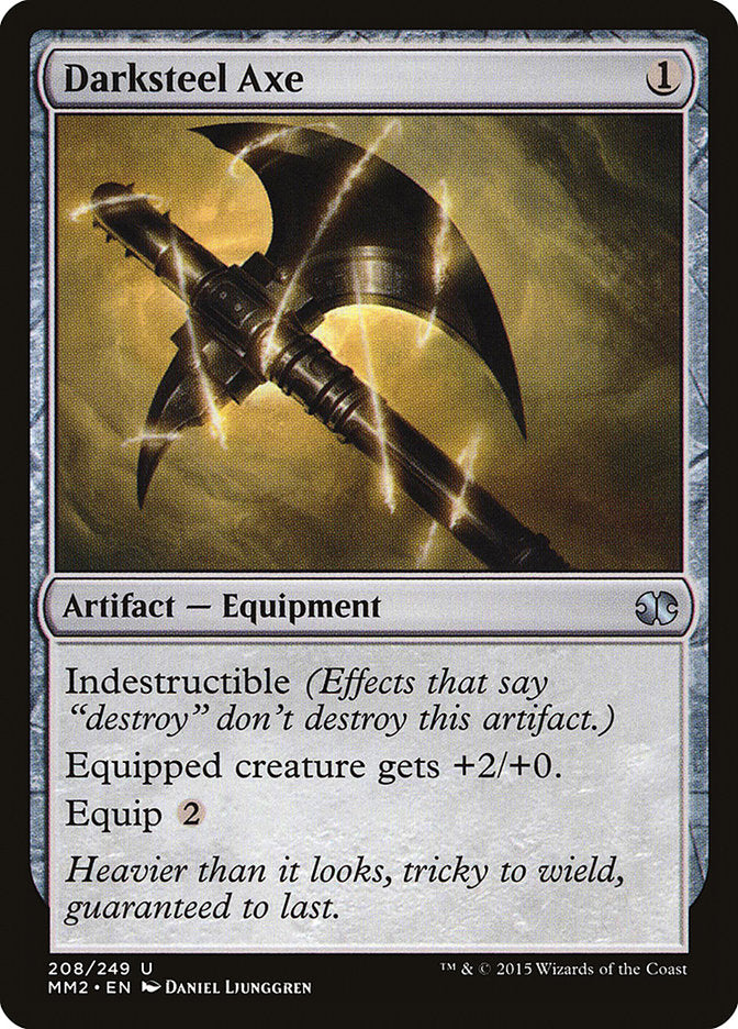 Darksteel Axe [Modern Masters 2015] | Galaxy Games LLC