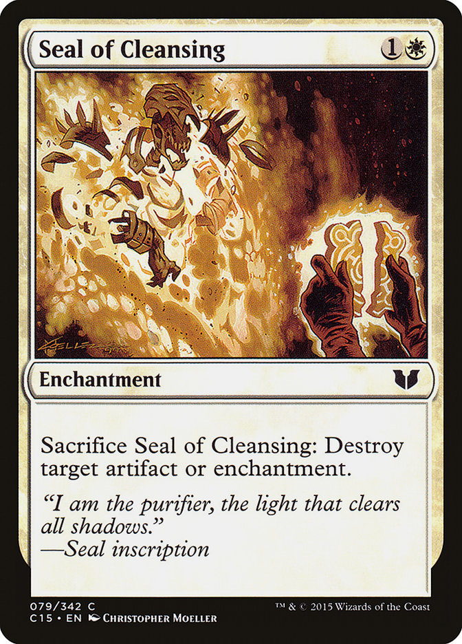 Seal of Cleansing [Commander 2015] | Galaxy Games LLC