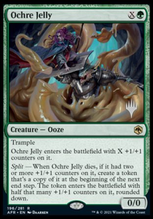 Ochre Jelly (Promo Pack) [Dungeons & Dragons: Adventures in the Forgotten Realms Promos] | Galaxy Games LLC