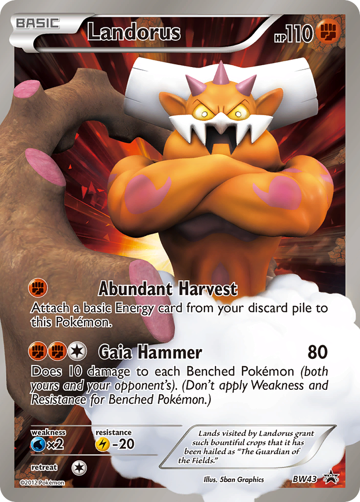 Landorus (BW43) [Black & White: Black Star Promos] | Galaxy Games LLC