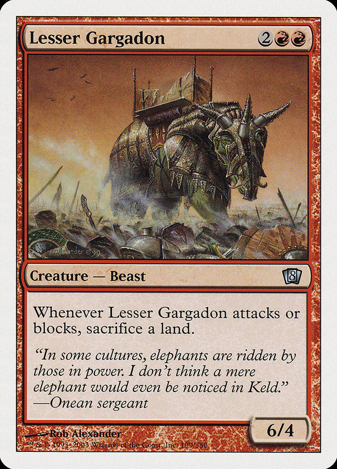 Lesser Gargadon [Eighth Edition] | Galaxy Games LLC