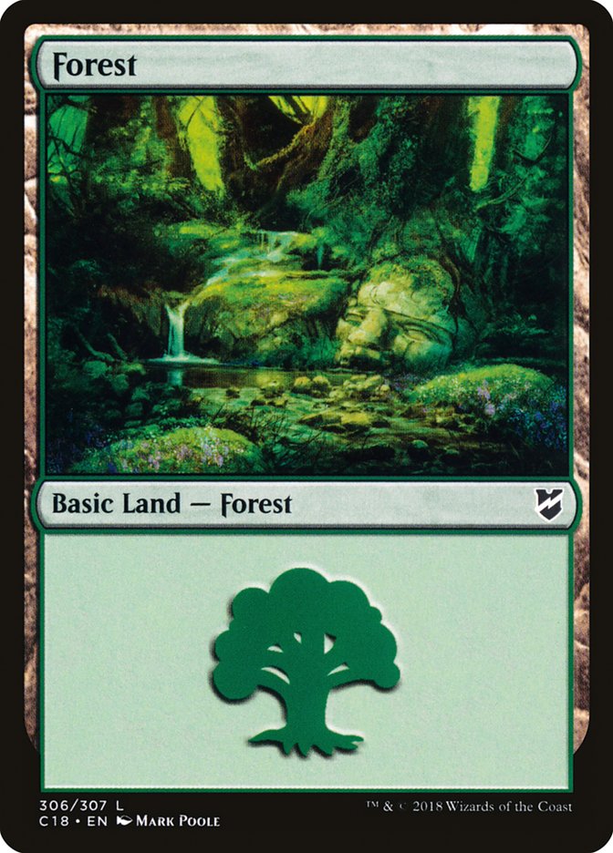 Forest (306) [Commander 2018] | Galaxy Games LLC