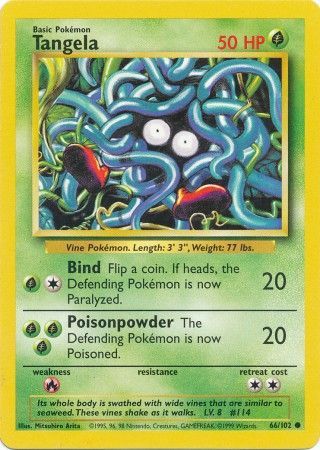 Tangela (66/102) [Base Set Unlimited] | Galaxy Games LLC